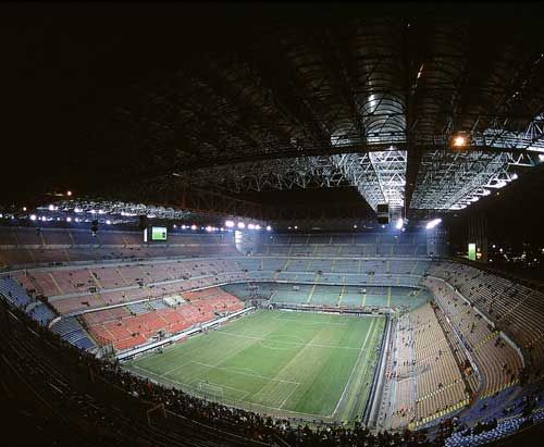 A general view of the San Siro