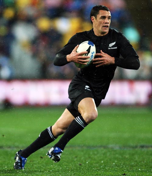 New Zealand's Dan Carter in action during the 2008 Tri-Nations