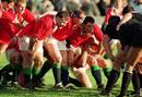 The British Lions front row packs down