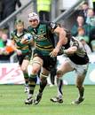 Northampton's Juandre Kruger takes the attack to Connacht