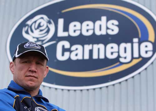 Leeds Carnegie head coach Neil Back poses at the Headling-based club, Headingley, Leeds, England, April 7, 2009