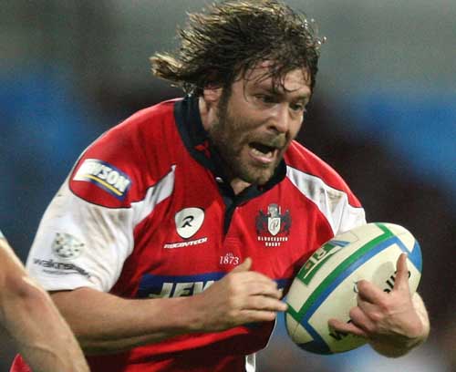 Gloucester prop Carlos Nieto charges forward
