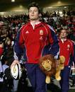 Lions captain Brian O'Driscoll leads out his side against Bay of Plenty