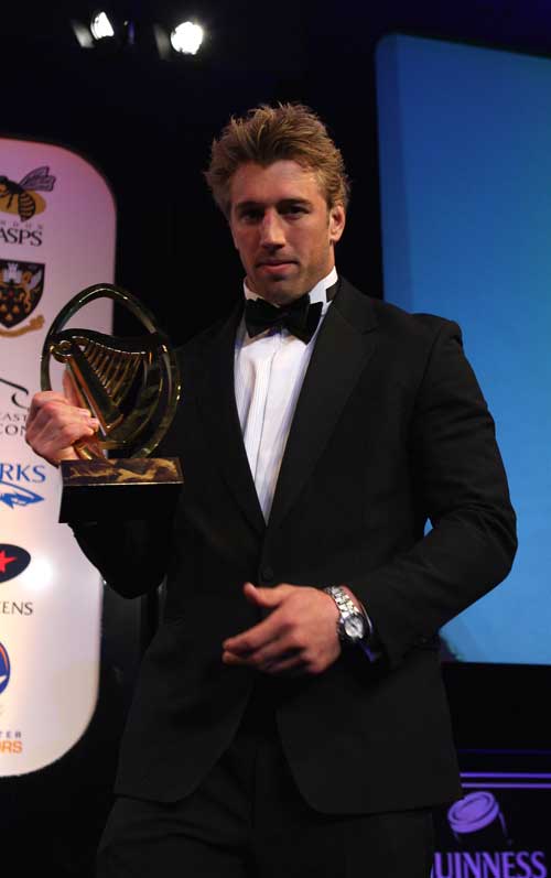 Chris Robshaw of Harlequins was named the Premiership Player of the Year