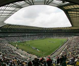 A general view of Twickenham Stadium, Leicester Tigers v London Wasps, Guinness Premiership Final, Twickenham, London, May 31, 2008