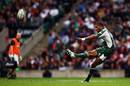 London Irish centre Delon Armitage kicks for goal