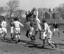 The United States compete for a lineout against Devonport Services