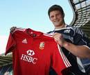 Scotland hooker Ross Ford celebrates his Lions call-up