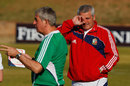 British & Irish Lions coaches Ian McGeechan and Warren Gatland 