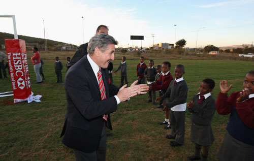 British & Irish Lions visit Masibambane College, South Africa