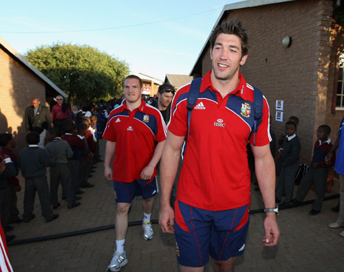 British & Irish Lions visit Masibambane College, South Africa