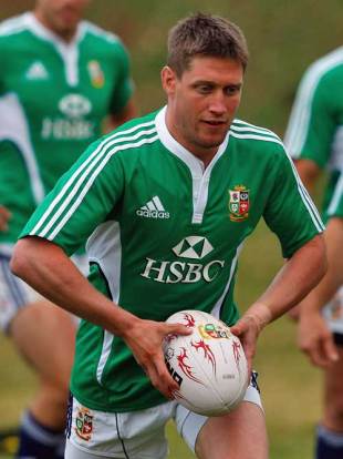 Lions fly-half Ronan O'Gara in action during training, Northwood School, Durban, South Africa, June 8, 2009