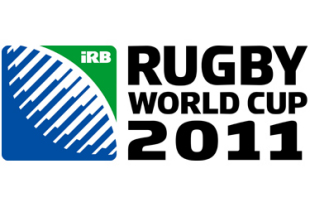 The official logo for Rugby World Cup 2011 in New Zealand