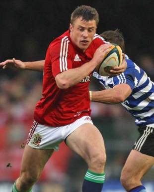 Lions winger Tommy Bowe on the burst, Western Province v British & Irish Lions, Newlands, Cape Town, South Africa, June 13, 2009
