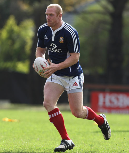 British & Irish Lions captain Paul O'Connell during training at Bishops School, Cape Town, South Africa, June 14, 2009.