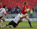 British & Irish Lions No.8 Andy Powell takes on the Southern Kings defence
