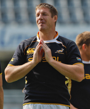 South Africa lock Bakkies Botha pictured during a training session, Kings Park, Durban, South Africa, June 19, 2009