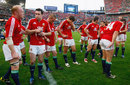 The Lions players look deflated after their loss to South Africa  