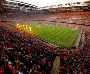 A general view of the Millennium Stadium, Wales v Ireland, Six Nations Championship, Millennium Stadium, Cardiff, March 21, 2009