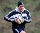 New Zealand's Dan Carter in action during a training session