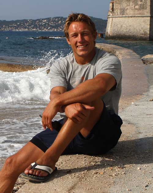 Toulon fly-half Jonny Wilkinson poses in the south of France