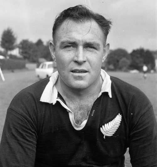 New Zealand's Don Clarke poses for a picture