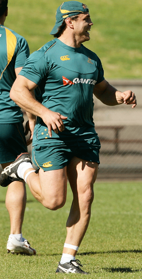 Phil Waugh during Australia training