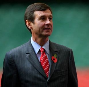 WRU Chief Executive Roger Lewis during Wales Rugby Union training at The Millennium Stadium in Cardiff, Wales on November 7, 2008
