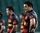 Dan Carter watches the action