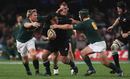 All Blacks centre Ma'a Nonu tries to break the South African line in Durban