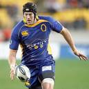 Otago lock Tom Donnelly chases the ball