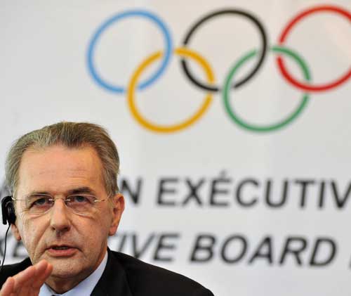 International Olypic Committee president Jacques Rogge