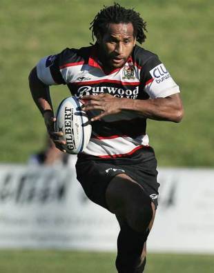 West Harbour's Lote Tuqiri in action against Warringah, Shute Shield, Pittwater Rugby Park, Sydney, Australia, August 15, 2009