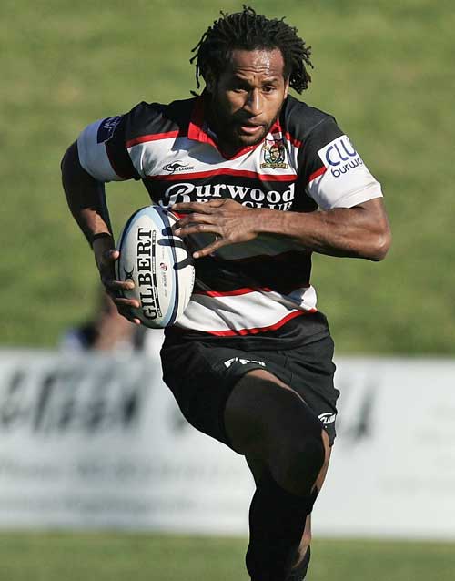 West Harbour's Lote Tuqiri in action against Warringah