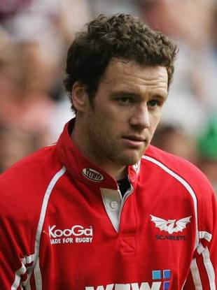 Mark Jones of Scarlets and Wales pictured during the Heineken Cup semi-final, Leicester Tigers v Scarlets, Heineken Cup semi-final, Welford Road, April 21 2007.