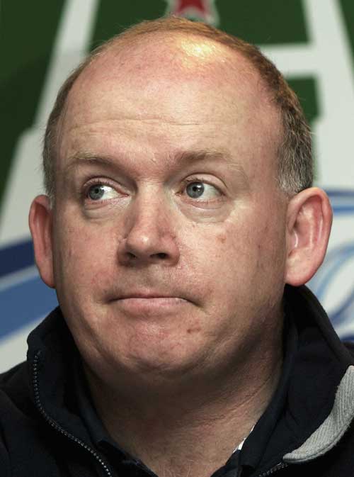 Ireland coach Declan Kidney during a press conference, May 19 2006.