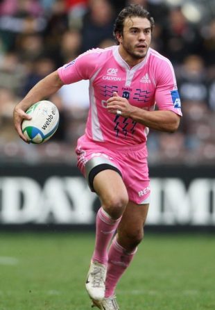 Juan Martin Hernandez of Stade Francais runs with the ball during the Heineken Cup pool 3 match between Harlequins and Stade Francais at the Twickenham Stoop on January 20, 2008 in London, England.