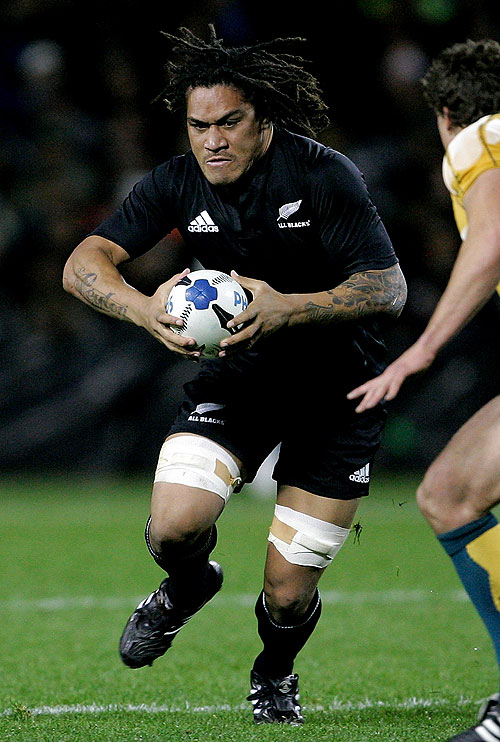 Rodney So'oialo in action against Australia at Auckland