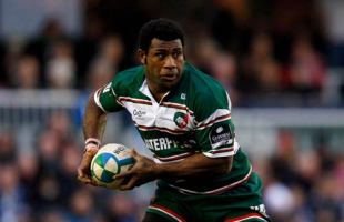 Leicester Tigers winger Seru Rabeni checks his run at Welford Road, Leicester Tigers v Benetton Treviso, Heineken Cup, Welford Road, Leicester, England, January 17, 2009