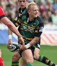 Northampton's Shane Geraghty looks for support