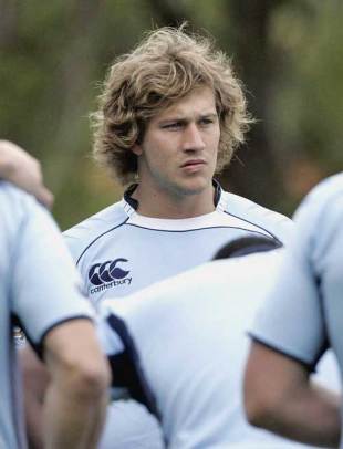 South Africa's Francois Steyn pictured during a training session, Springboks training session, Brisbane Boys College, Brisbane, Australia, August 31, 2009