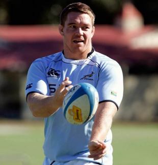 Springbok captain John Smit during a training session at Southport School in Queensland, Australia, on September 09, 2009