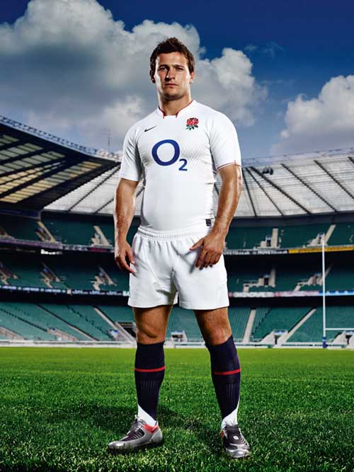England's Danny Care poses in the team's new kit