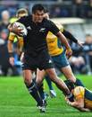 New Zealand's Isaia Toeava takes on the Australia defence