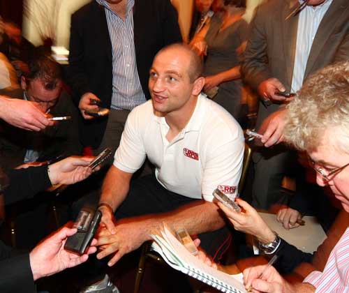 England's Steve Borthwick is centre of attention at the RPA launch
