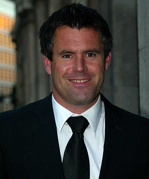Former Scotland international Kenny Logan arrives at the Rugby Reunion