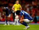 Seilala Mapusua of Samoa looks dejected as they slide to defeat against Wales