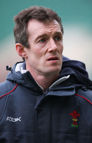 Rob Howley, the Wales backs coach looks on, England v Wales, Six Nations, Twickenham, February 2, 2008