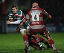 Toby Flood struggles to break through the Gloucester defence