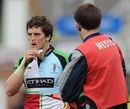 Tom Williams' nose was bloodied in Harlequins' defeat at Northampton